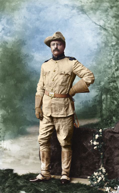 Rough Rider Teddy Roosevelt : Colorization