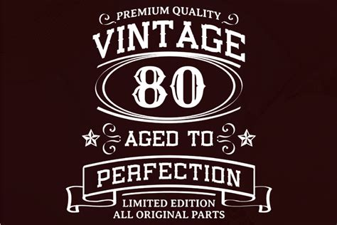 80th Birthday SVG, Vintage Birthday, Limited Edition Svg, Funny ...