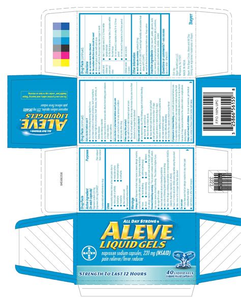 Aleve (capsule, liquid filled) Bayer HealthCare LLC.