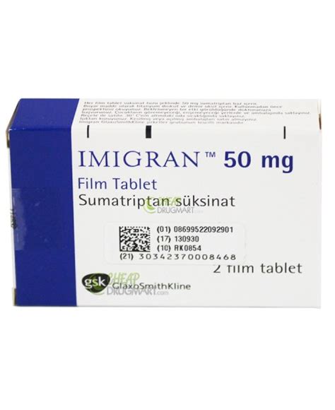 Imigran 50mg Tablets - Rosheta Medications