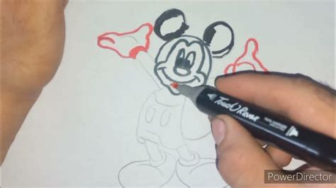 Mutfilim let's draw disney.#Miki #Mouse a4 - YouTube