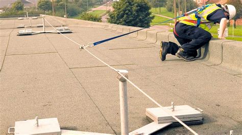 Freestanding Anchors for Roofs - Flexible Lifeline Systems