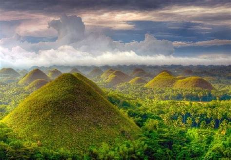 Chocolate Hills of Bohol, Philippines - The Beautiful Cone-Shaped Hills ~ Amazing World Reality ...