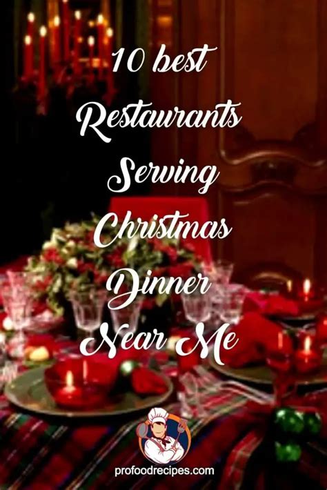 Restaurants Open For Christmas Dinner 2024