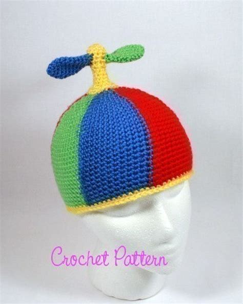 Crochet Pattern Propeller Beanie Halloween Costume Crochet - Etsy