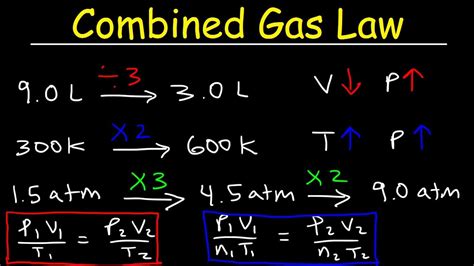 Combined Gas Law Worksheet Answers