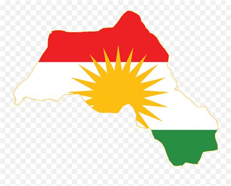 Flag Of Kurdistan - Kurdistan Flag Map Emoji,Kurdish Emoji - Free Emoji ...