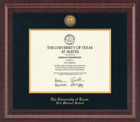 The University of Texas at Austin Diploma Frame in 2021 | Diploma frame ...