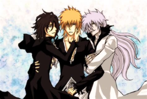 Ichigo, Tensa Zangetsu and Hollow Ichigo