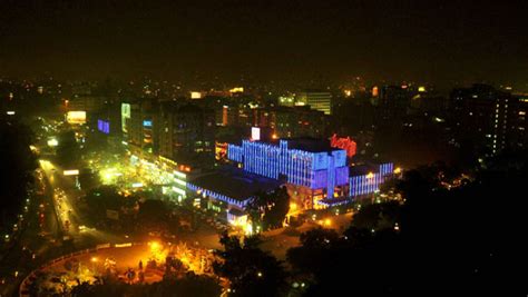 View Patna: Patna skyline on the eve of Diwali