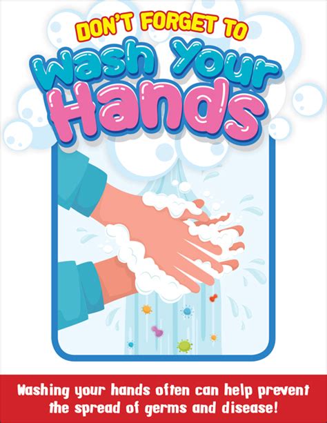 Hand Washing Plastic Sign | Prevention & Treatment Resources