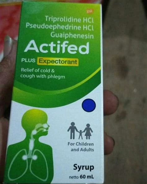 The right Dosage of Actifed Syrup or Tablets in Children and Adults ...