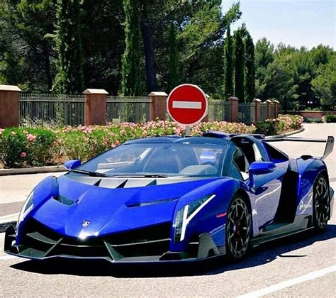 Lamborghini Veneno Blue - foocars