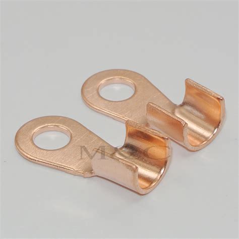 200PCs/Lot 150A Copper Lug Terminal Connector 10.4mm Ring for M10 Stud ...