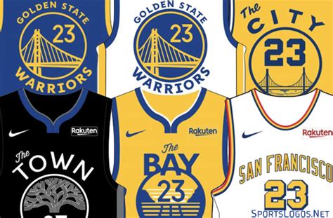 Golden State Warriors Unveil Six New Uniforms for 2019-20 – SportsLogos.Net News