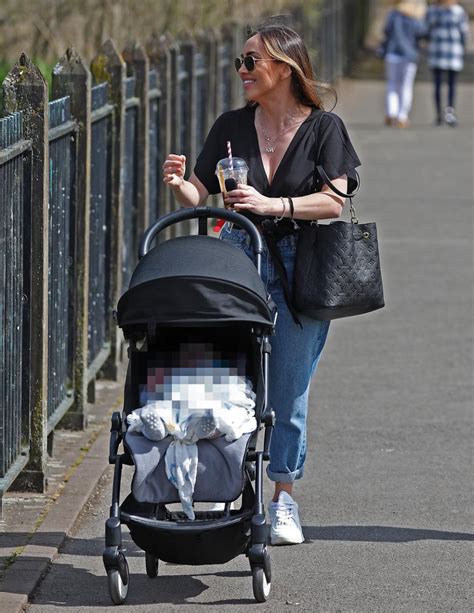 LAURYN GOODMAN Out with Her Baby in Knutsford Park in Cheshire 06/08/2021 – HawtCelebs