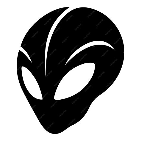 Alien iconic logo vector illustration | Premium AI-generated vector