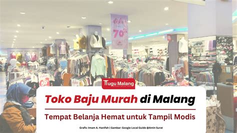 Toko Baju Murah di Malang, Tempat Belanja Hemat Tapi Bisa Tampil Modis