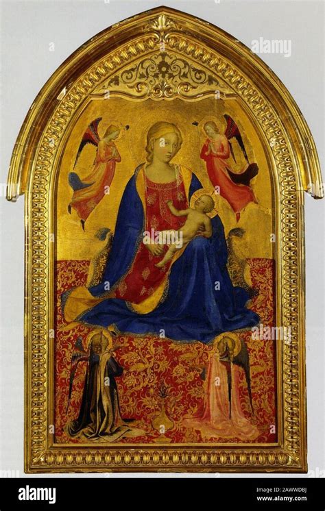 Fra Angelico - Madonna of Humility Stock Photo - Alamy