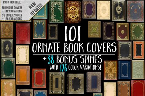 101 Book Covers: Book Cover Digital Paper Decorative Old - Etsy Australia