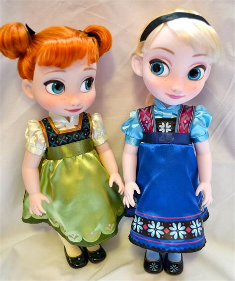 The Doll Grotto: Disney Store Anna and Elsa Toddler Dolls