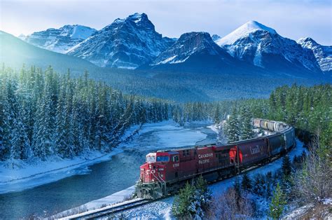 Red train on rail photography HD wallpaper Wallpaper Flare - DaftSex HD