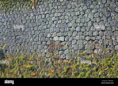 Castle wall of Aizu Wakamatsu Castle Stock Photo - Alamy