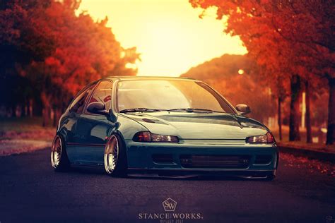 Stanced Honda Civic by Sk1zzo on DeviantArt