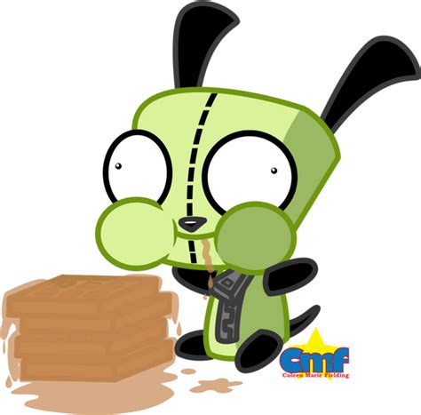 Gir Eats Waffles by Tiny-Toons-Fan on DeviantArt