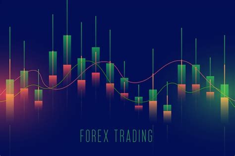 Free Vector | Forex trading stock market candle graph background