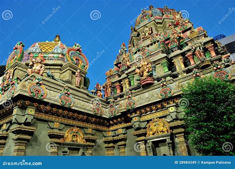 Sri Mahamariamman Hindu Temple, Bangkok, Thailand. Stock Image - Image of religion, palace: 28984349