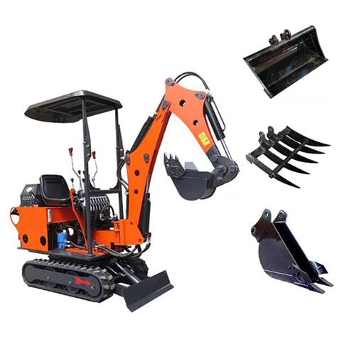 13.5HP Engine Crawler Mini Excavator With Multiple Attachment Micro ...