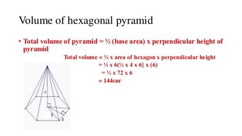 How To Find The Volume Of A Hexagonal Pyramid - Program to find the ...