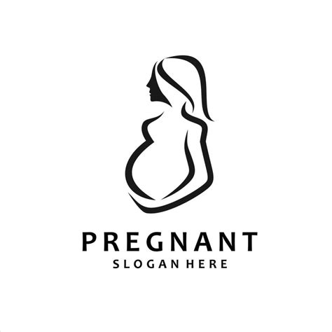 Pregnancy Logo Design Template 46394453 Vector Art at Vecteezy