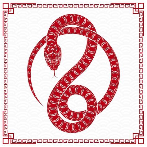 Happy Chinese new year 2025 Zodiac sign, year of the Snake 39651281 ...