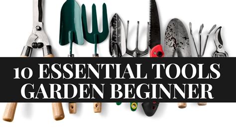 10 Essential Gardening Tools for Beginners [Gardening for beginners ...