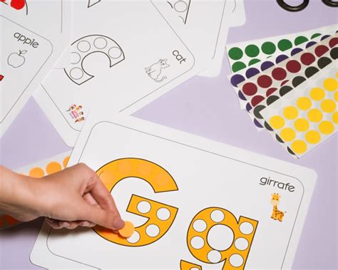 Buy Alphabet Dot Sticker Sheets Online, Little Minds At Work