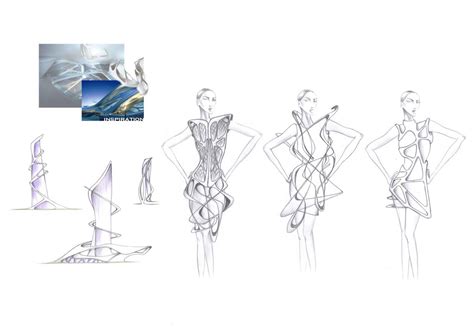 Organic architecture (Zaha Hadid) inspired fashion design ideas Organic Architecture, Hadid ...