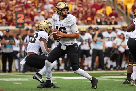 Aidan O'Connell Stays Patient as Purdue Rallies From Offensive ...