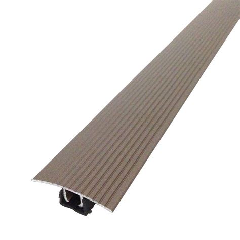 M-D Building Products Cinch 1.5 in. x 36 in. Spice Fluted T-Molding Transition Strip for Similar ...