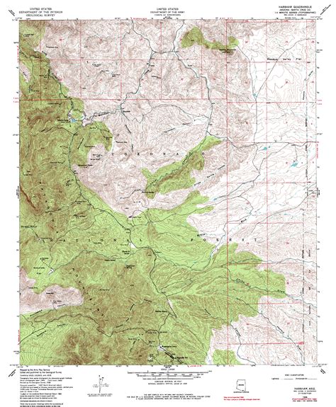 Topographical Map Of Arizona - Map Of Alabama