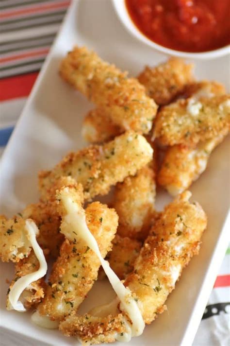 Mozzarella Cheese Sticks with Emerils' Essence and a delicious tomato sauce