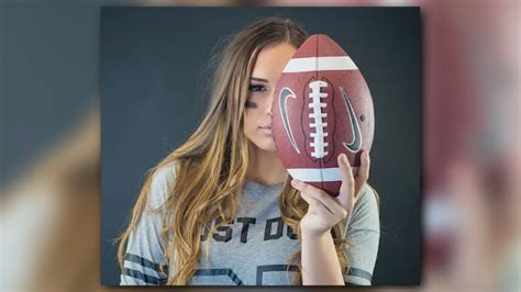 Great story begins for Becca Longo, the female football player at Adams ...