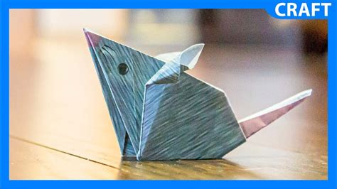 How to Make an Origami Mouse Tutorial - YouTube