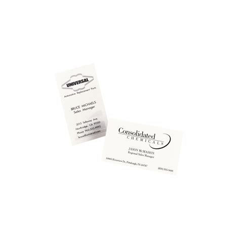 Avery® Perforated Laser Business Cards, 3-1/2" x 2", White, 250/Pack (5371)