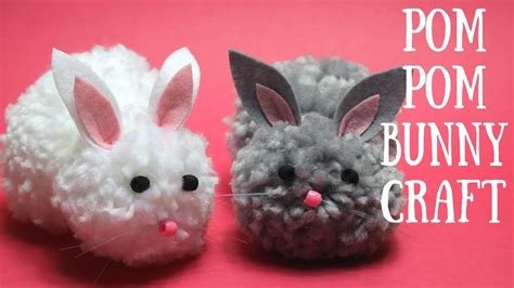 Toys Stuffed Animals & Plushies Toys & Games DIY Pom Pom Bunny Craft ...