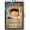 Trends International Netflix One Piece - Luffy Wanted Framed Wall ...