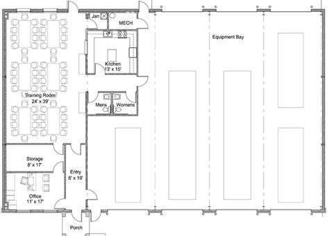 Small Fire Station Floor Plans - The Floors