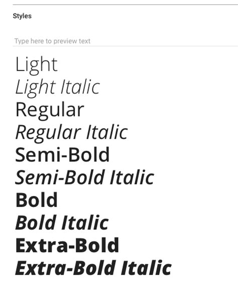 Missing SemiBold and SemiBoldItalic · Issue #2 · googlefonts/opensans ...