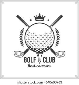 Vector Golf Club Logo Stock Vector (Royalty Free) 640600963 | Shutterstock